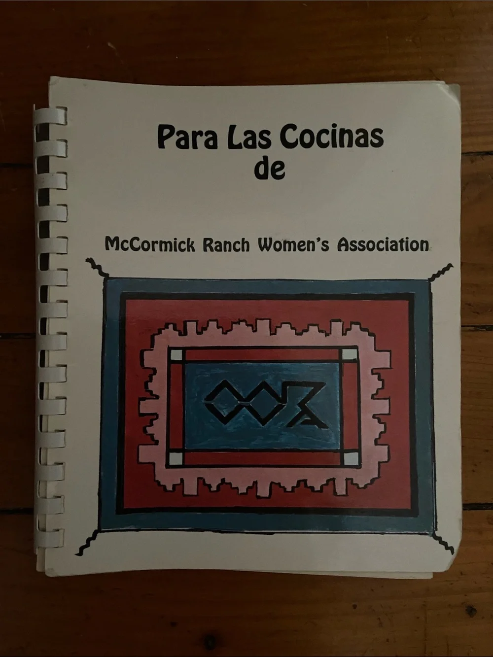 Vintage 1980s 80s spiral Cookbook Arizona American Mexican Ethnic McCormick Ranc